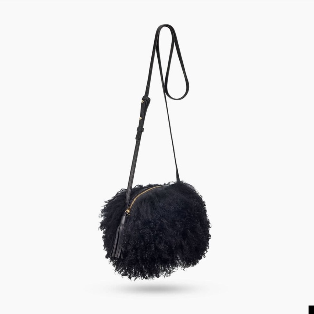 UGG Mongolian Pom Pom Crossbody